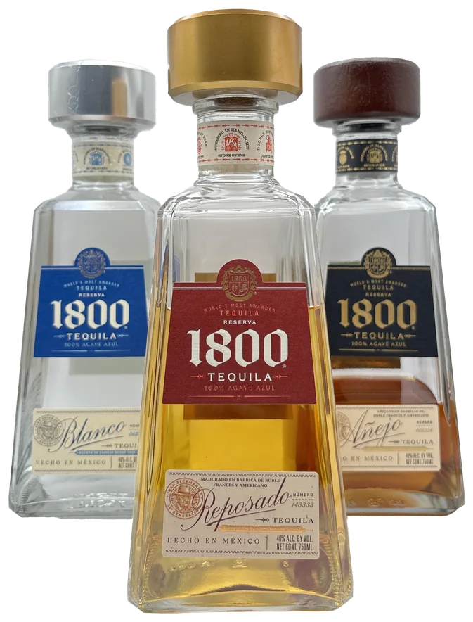 1800 Flight Set — Blanco, Reposado, Añejo
