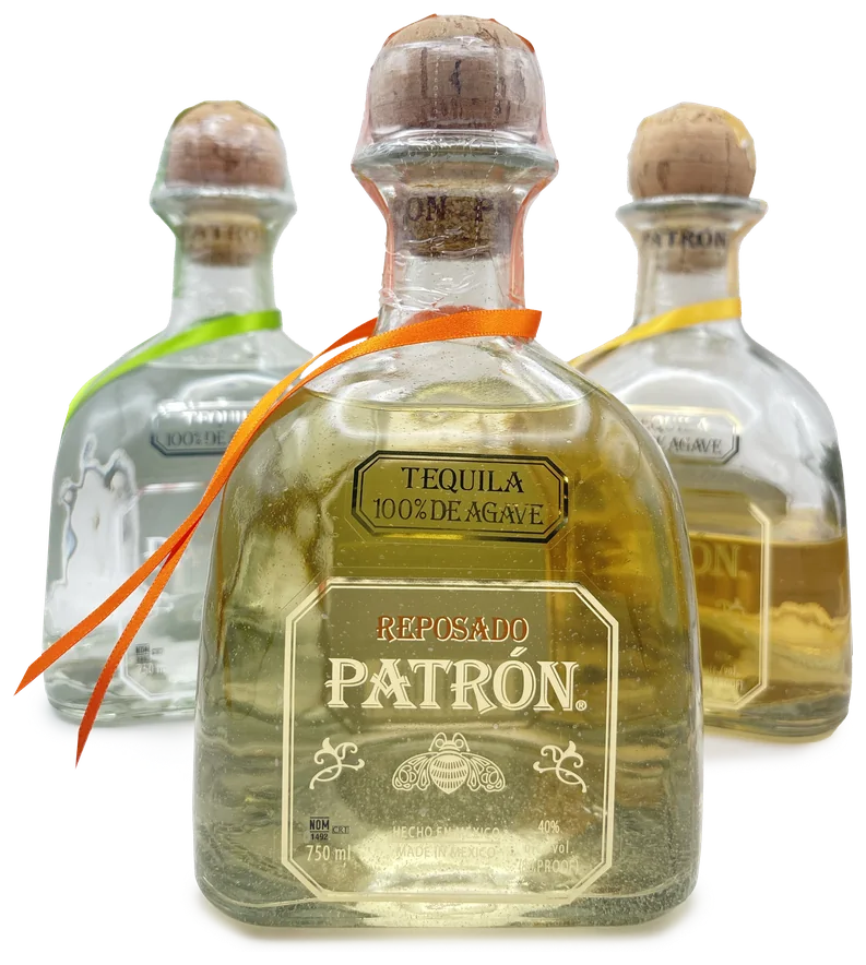 PATRÓN Flight Set — Silver, Reposado, Añejo